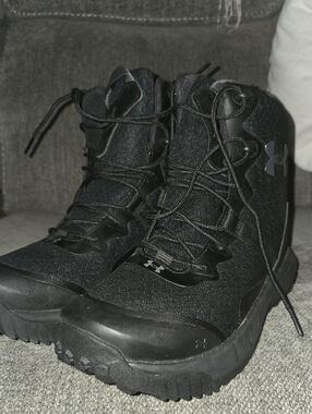 Under Armour Black High-Top Tactical Sneakers